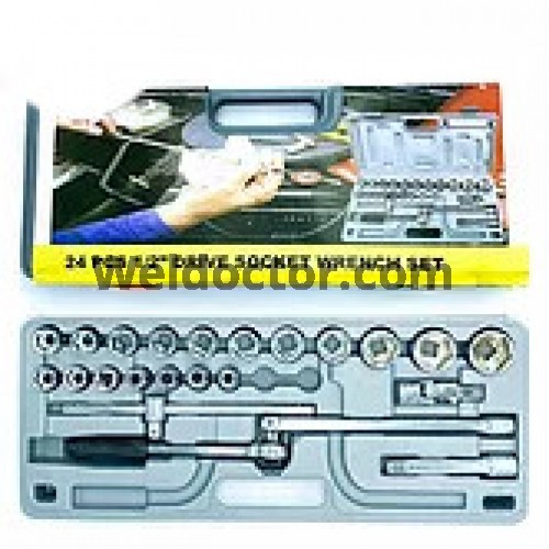 1/2" Socket Set 24Pcs